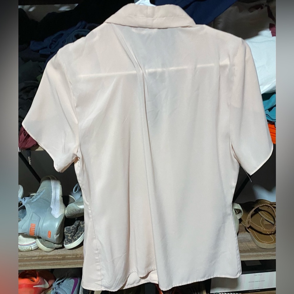 Calvin Klein Women's Blush Blouse - Picture 2 of 2